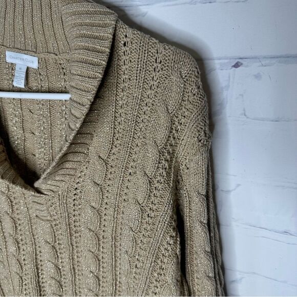 Charter Club XL sparkly sweater - Picture 3 of 6